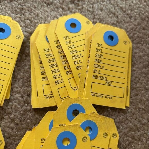 40 Raybestos Brakes Paperboard Dealership Key Tags - Picture 13 of 13